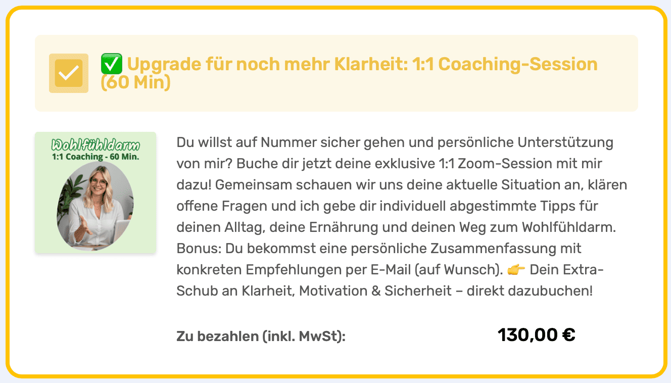 CopeCart Upgrade Coaching Beispiel
