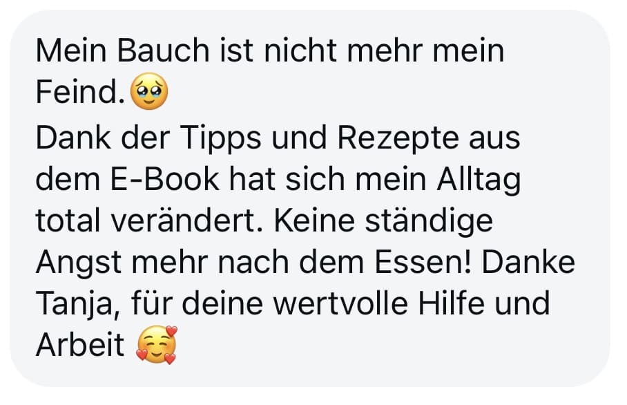 Mein Bauch ist nicht mehr mein Feind