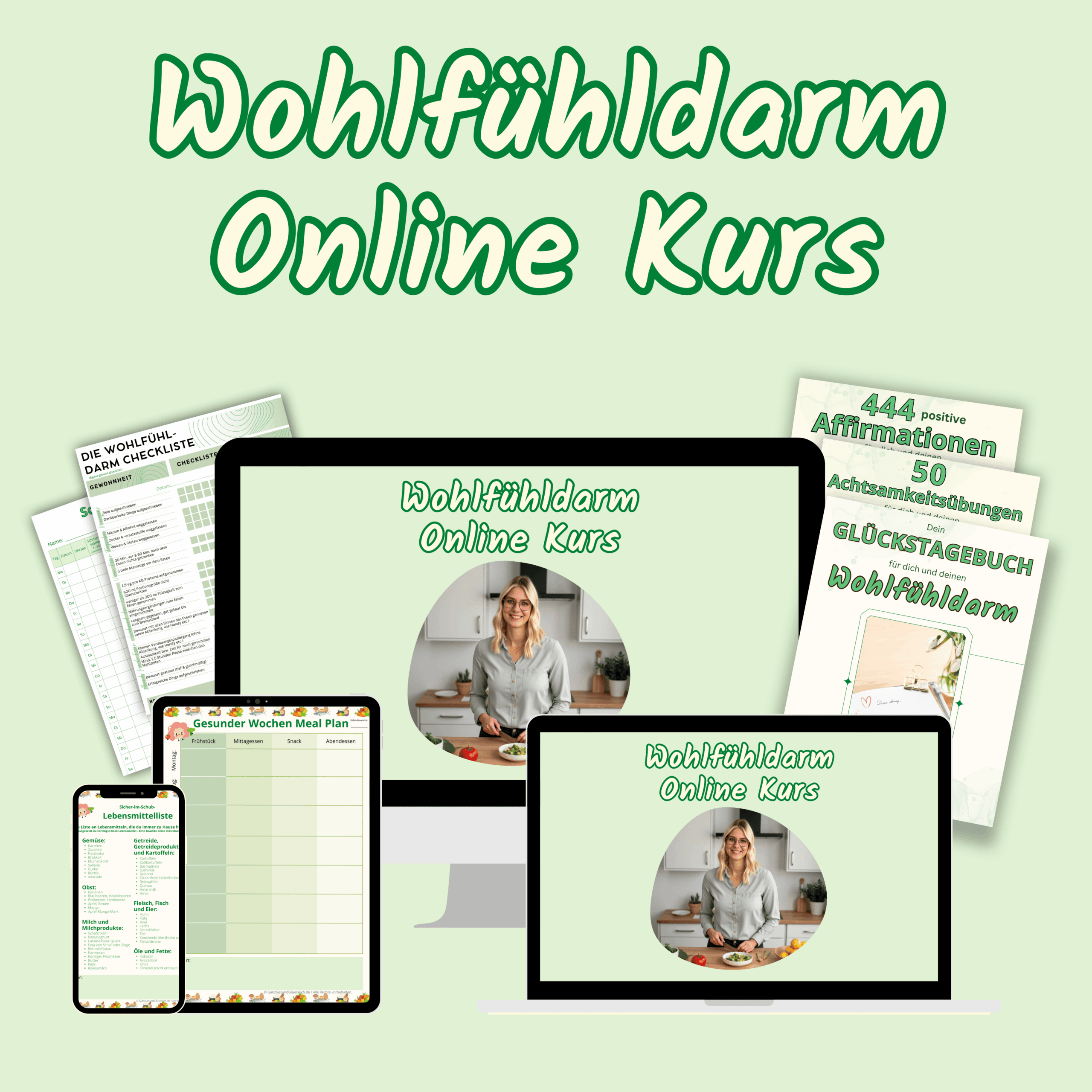 Wohlfühldarm Online Kurs Mockup komprmimiert